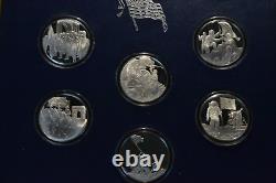 10X Silver Proof American Historical Commemorative 1/2 oz Coins in Frame