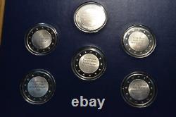 10X Silver Proof American Historical Commemorative 1/2 oz Coins in Frame
