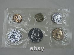 (10) 1962 US Mint Proof Sets 50 Coins Silver Original Envelope Cello Flat Pack