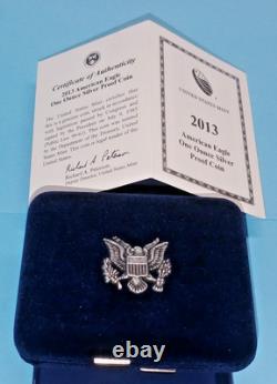 10 American Eagle 2013 1 Ounce Silver Proof Coins