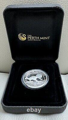 10 Coins- 2015 Australian Kangaroo 1oz Silver Proof High Relief Coin in OGP