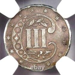 1868 Proof Three Cent Silver Coin 3CS Certified NGC Proof AU Detail (PR PF)