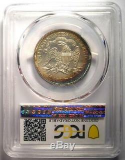 1876 PROOF Seated Liberty Half Dollar 50C PCGS Proof AU Details Rare Coin