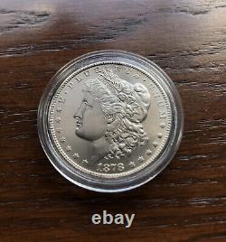 1878-s Morgan Silver Dollar In Proof Like Bu Condition