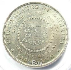 1879 Proof Goloid Pattern Metric Dollar $1 Coin Judd-1627 (J-1627) PCGS PR53
