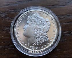 1880-s Morgan Silver Dollar In Bu Proof Like Condition