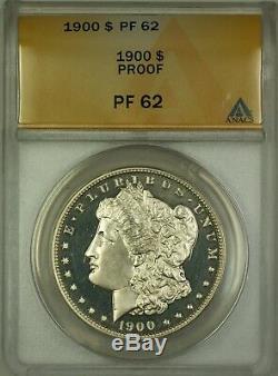 1900 Proof Morgan Silver Dollar $1 ANACS PF-62 (Better Coin)