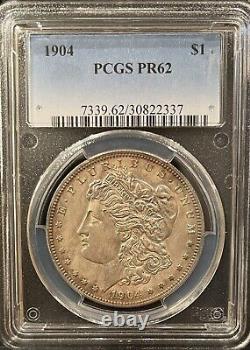 1904 Proof Morgan Silver Dollar PCGS PR62