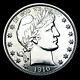 1910 Proof Barber Half Dollar Silver - Gem PROOF++ Stunning Coin - #TH533