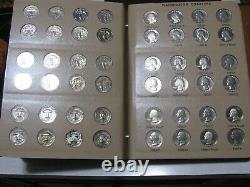 1932-1998 Washington Quarter Complete Set Dansco 8140 Album w Proof (186 Coins)