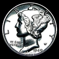 1940 Proof Mercury Dime Silver - Gem Proof Coin - #749W