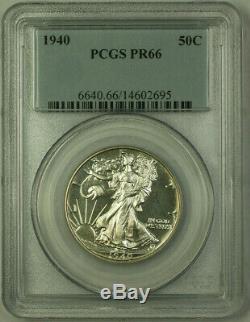 1940 Walking Liberty Half Dollar 50c Proof Silver Coin PCGS PR-66 JAB