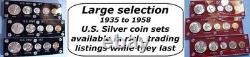 1941 MINT SILVER SET U. S. COINS LUSTROUS CHOICE up to GEM BRILLIANT UNCIRCULATED