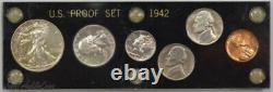 1942 USA Unc. Proof Mint Set with 6 Coins & Includes THE Silver Nickel Rare
