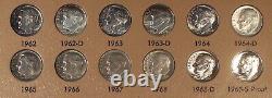 1946-1967 Roosevelt Dimes Set Collection 117 Coins Silver Clad Proof US TYPE