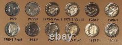 1946-1967 Roosevelt Dimes Set Collection 117 Coins Silver Clad Proof US TYPE