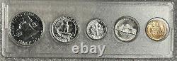 1950 5 Silver Coin Proof Set In Proof set Plastic Holder