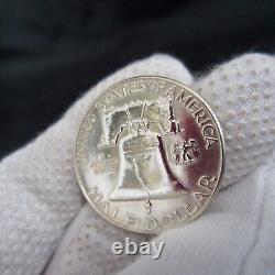 1950 Proof Franklin Half Dollar 90% Silver Choice PR PF Details 50c U. S. Coin