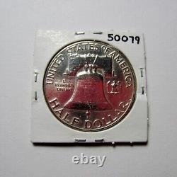 1950 Proof Franklin Half Dollar 90% Silver Choice PR PF Details 50c U. S. Coin