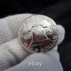 1950 Proof Franklin Half Dollar 90% Silver PR PF Details 50c U. S. Coin