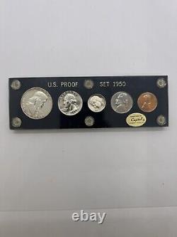 1950 US Silver Proof Coin Set in Capital Plastic Holder