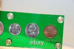 1951 US Silver Proof Set Gem Proof Coins Green Capital Plastic Case