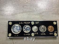 1953 U. S. Mint Silver Proof Set-5 Coins in Capital Holder Nice Toning-052124-96