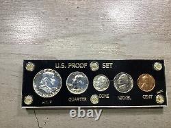 1953 U. S. Mint Silver Proof Set-5 Coins in Capital Holder Nice Toning-052124-96