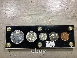 1953 U. S. Mint Silver Proof Set-5 Coins in Capital Holder Nice Toning-052124-96