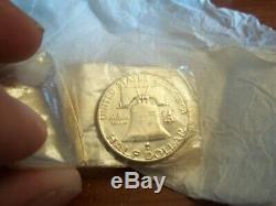 1953 Us Silver Proof Set 90% Silver Coins In Original Mint Box & Cello