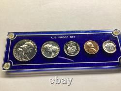 1954 Silver Proof U. S. Mint (Key Date) Set in Capital Holder with5 Coins 061925-69