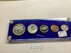 1954 Silver Proof U. S. Mint (Key Date) Set in Capital Holder with5 Coins 061925-69