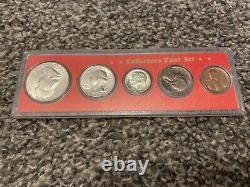 1954 US Silver Proof Set-5Coins in Whitman Holder