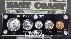 1954 United States SILVER Proof Set (5 Coin) Capital Plastics Holder ECC&C, Inc