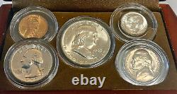 1955 Proof Set In Official U. S. Mint Display Silver Uncirculated Birthyear Coins