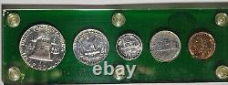 1955 US Mint Silver PROOF Set Cameo Coins Beautiful Toning RARE