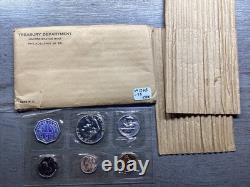1955 US Mint Silver Proof Set 5 Coins in Original Flat Pack Envelope 041325 75