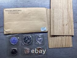 1955 US Mint Silver Proof Set 5 Coins in Original Flat Pack Envelope 041325 75