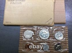 1956 U. S. Mint Silver Proof Set Type 2-withEnvelope-Cello Sealed Coins-070223-36