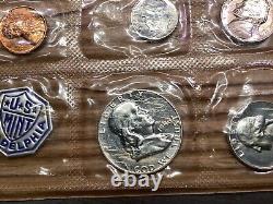 1956 U. S. Mint Silver Proof Set Type 2-withEnvelope-Cello Sealed Coins-070223-36