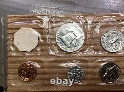 1956 U. S. Mint Silver Proof Set Type 2-withEnvelope-Cello Sealed Coins-070223-36