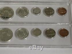1960 1961 1962 1963 1964 Silver Proof Sets-franklin/kennedy-5 Sets-25 Coins