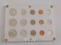 1962 US Mint Silver Proof Set- 15 Coin P+ D Set in Plastic Holder