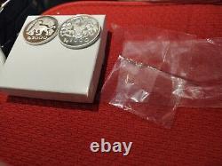 1974 Indonesia Silver Proof Tiger/Orangutan Coins-Incredible Cameo as Pictured