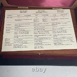 1983-1984 Olympic 6-Coin Set 2 $10 Gold Eagles, 4 Silver Dollars, Wood Box, COA