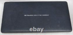 1985 Silver Proof Treasure Coins Of The Caribbean 25 Coins & Coa Set