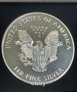 1986 Silver Eagle Proof 1 Troy Pound. 999 Fine Proof GORGEOUS