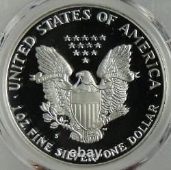 1986-s $1 Proof American Silver Eagle Gem Pcgs Pr70dcam #44642245 Top Pop