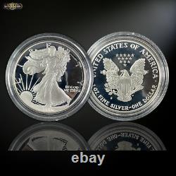 1986-s Proof American Silver Eagle In Original Government Packaging
