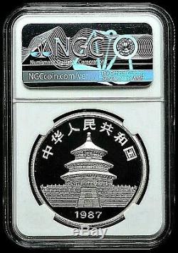 1987 China 10 Yuan Proof Silver Panda Coin NGC/NCS PF69 Ultra Cameo With Box & COA